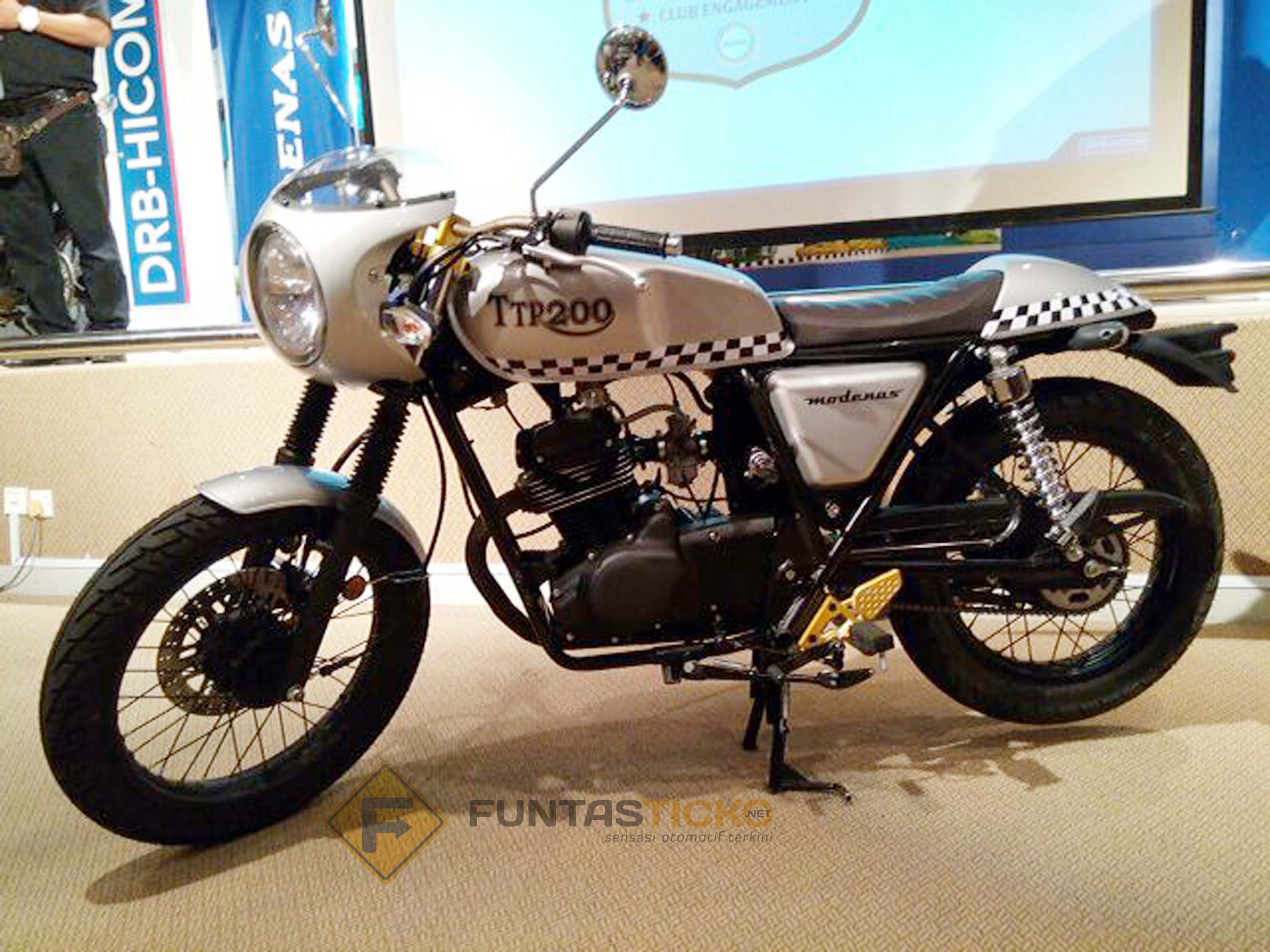 PANAS Prototaip Modenas TTR200 Cafe Racer Funtasticko