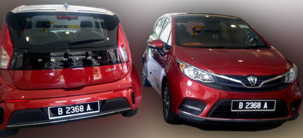 PANAS : Foto paling jelas Proton Iriz MC2 yang dipandu Tun 